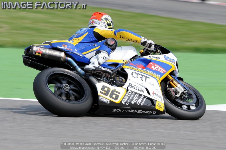 2009-05-09 Monza 2679 Superbike - Qualifyng Practice - Jakub Smrz - Ducati 1098R.jpg